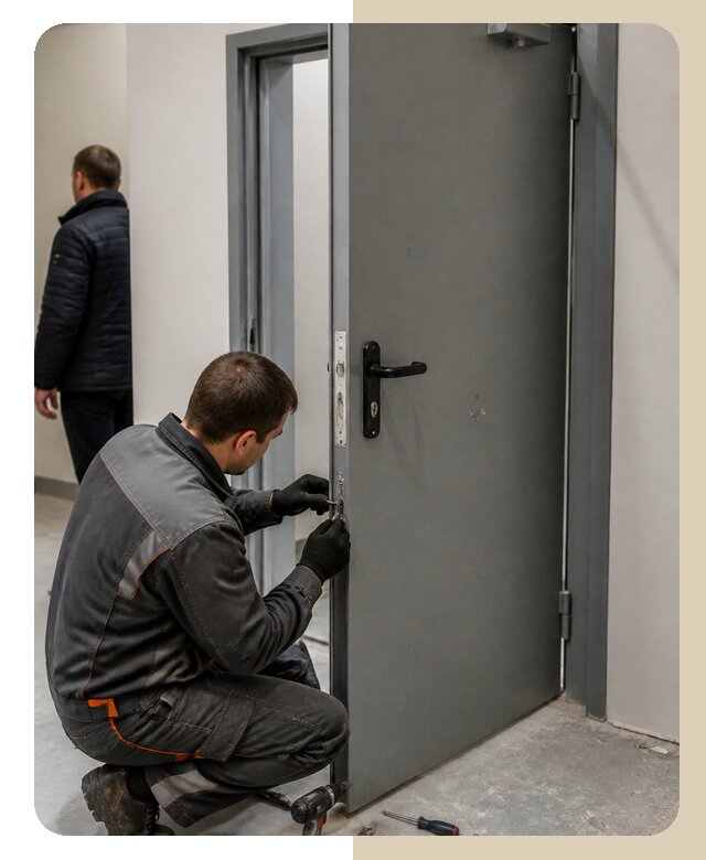 Ремонт противопожарной двери в Красноуфимске по цене 6602 р. | ДвериЛегко-Крф